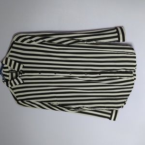 Zara striped blouse, Halloween, Goth